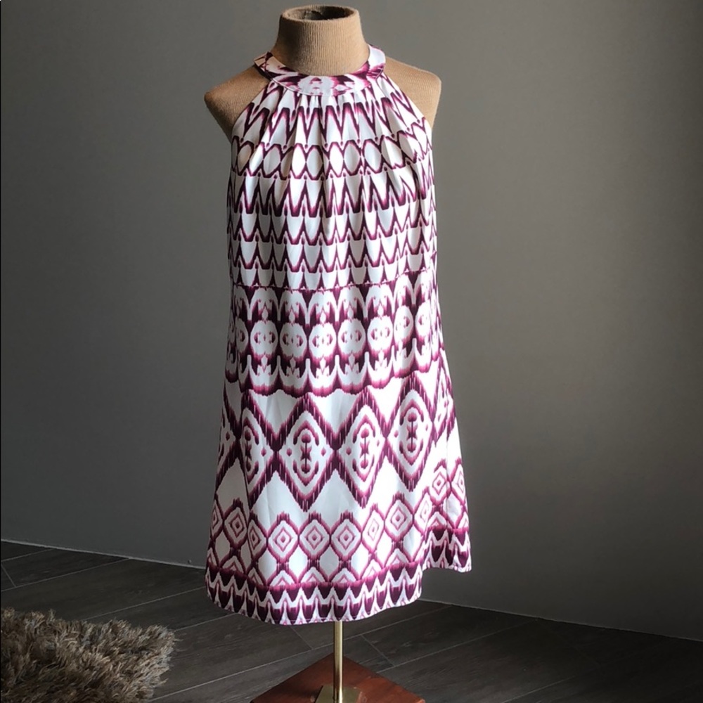 Patterned shift dress
